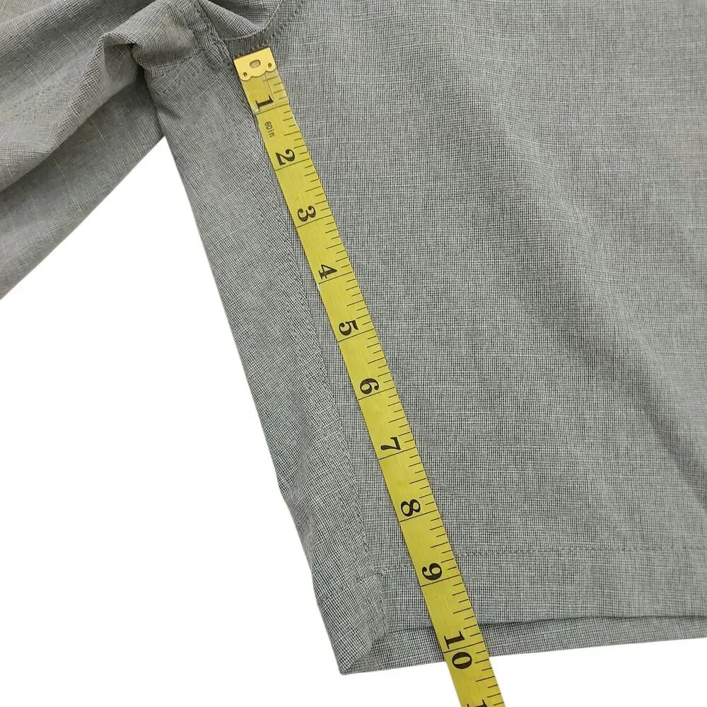 RVCA VA Hybrid Shorts Mens 32 Gray Stretch Lightweight Casual Beach Travel